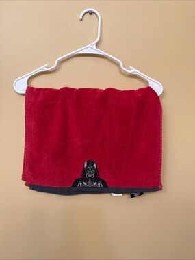 Star Wars Red and Black Logo Hand Towel (2) darth Vader
